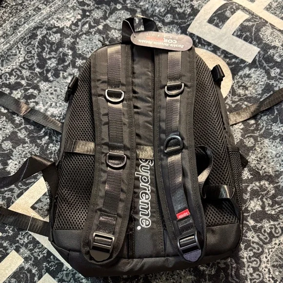 Supreme Black Mesh Backpack